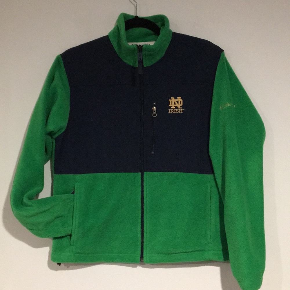 Notre Dame Fleece Zip Up Jacket 🍀